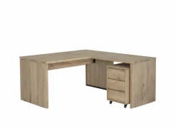 Aanbouwtafel Yoda 100x65x76cm - eik massief - naturel