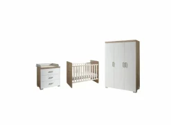 Babykamer Hilja met 3-deurs kast 130cm