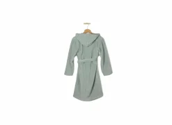 Badjas Kids 146/152 katoen fleece sea green