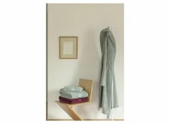 Badjas M flanel sea green