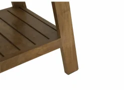 Badkruk 53x34x47cm - geschuurd teak - naturel