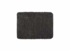 Badmat Arizona 50x78cm - polyester - donkergrijs