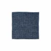 Badmat Indiana 50x50cm - polyester - blauw