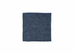 Badmat Indiana 50x50cm - polyester - blauw