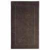 Badmat London 60x100cm - katoen - pecan met antislip