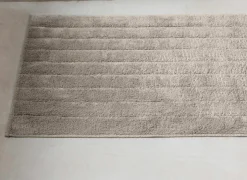 Badmat Luca 140x70cm - polyester & katoen - sand dune