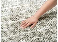 Badmat Urdu 60x90cm - polyester & katoen- taupe