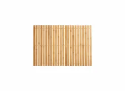 Badmat 40x60cm - bamboe - naturel
