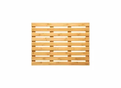 Badmat 50x68cm - bamboe - naturel