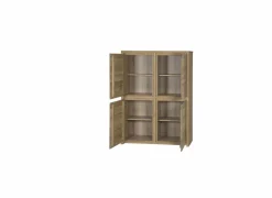 Barkast Amarillo  125cm - eik massief & decor - naturel