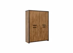 Barkast Esther 116cm - decor - industrial oak