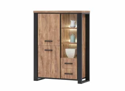 Barkast Estrella 120cm - decor - industrial oak