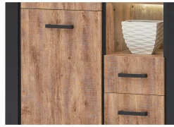 Barkast Estrella 120cm - decor - industrial oak