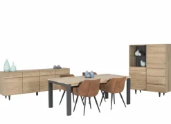 Barkast Palacio 125cm - eik massief & decor - naturel