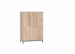 Barkast Polar 120cm - eik massief & decor- naturel