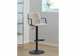 Barstoel ZH63cm - stof - beige