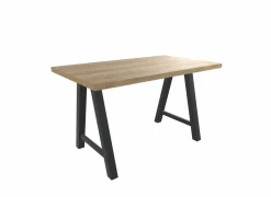 Bartafel Querido 150x90cm - HPL & metaal - eik natuur