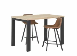 Bartafel Tembo 140x80cm - eik massief - naturel