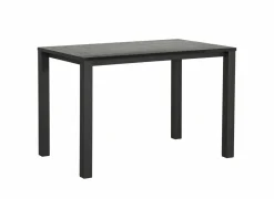 Bartafel Verona 140x80cm - decor - zwarte eik