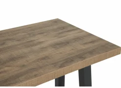 Bartafel 150x90cm - decor - bruin & zwart