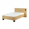 Bed Clara 120x200cm - melamine - golden oak