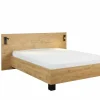 Bed Clara 180x200cm - melamine - golden oak