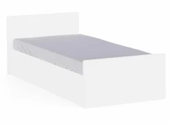 Bed Clyde 90x200cm - decor - wit met opbergruimte