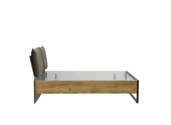 Bed Detroit II 180x200cm - decor - eik & zwart staal