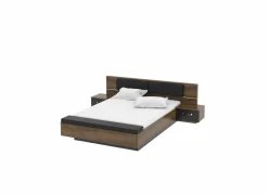 Bed Dolce 180x200cm - decor - mud oak & black oak