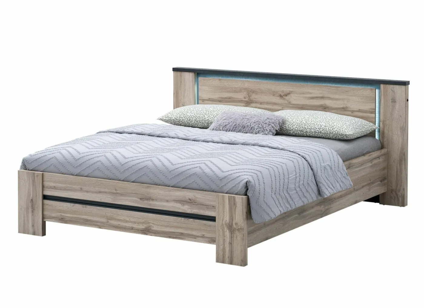 Bed Elvira 180x200cm - decor - canada oak