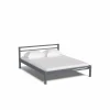 Bed King 140x200cm - metaal - mat antraciet