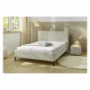 Bed Lisa 180x200cm - stof - greige