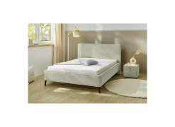 Bed Lisa 140x200cm  - stof - greige