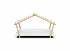 Bed Lodge 90x200cm - MDF - wit