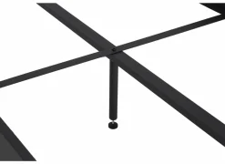 Bed Me 90x200cm - metaal - zwart