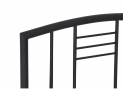 Bed Me 90x200cm - metaal - zwart