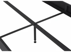 Bed Me 90x200cm - metaal - zwart