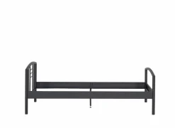 Bed Me 90x200cm - metaal - zwart