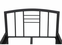 Bed Me 90x200cm - metaal - zwart