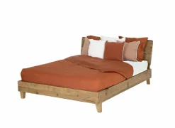 Bed Opium 160x200cm - gerecycleerd den massief - naturel