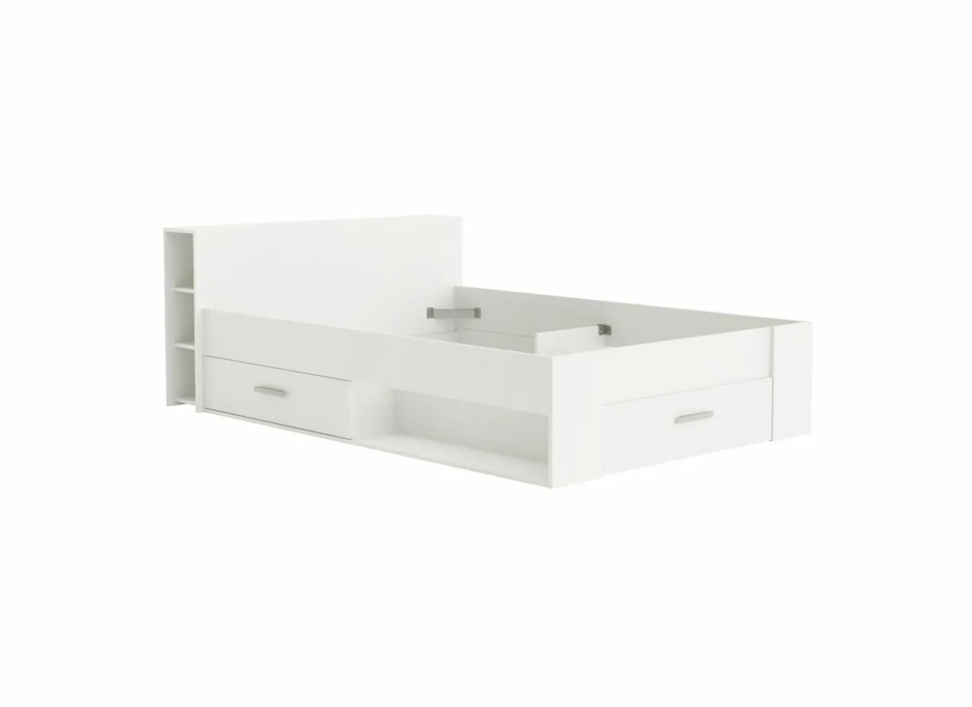 Bed Pocket 160x200cm - decor - pearl white met opbergruimte