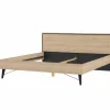 Bed Ry 180x200cm - decor - bruin & zwart