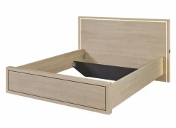 Bed Udine 160x200cm - decor - urban oak