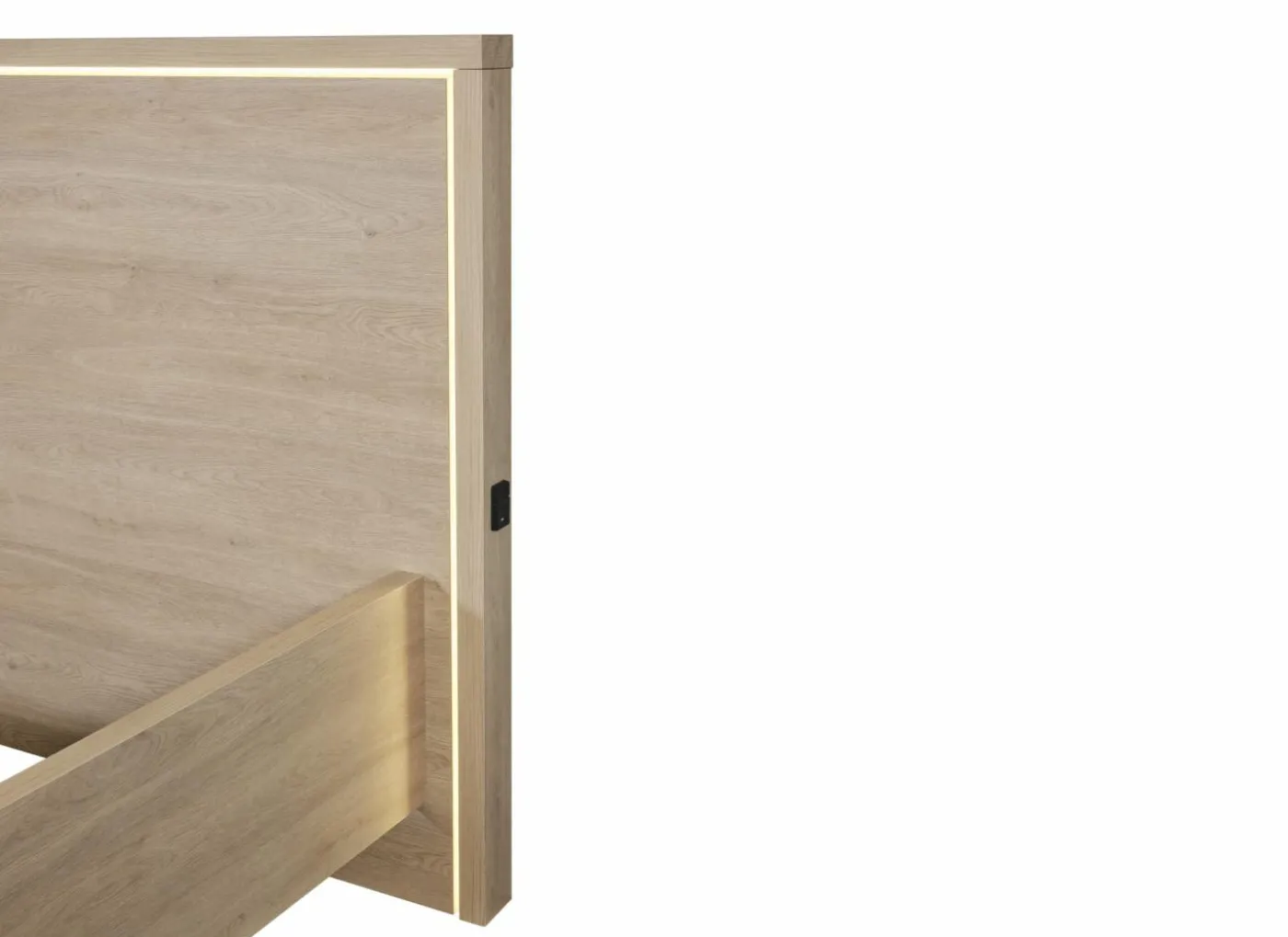 Bed Udine 180x200cm - decor - urban oak