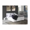 Bed Udine 160x200cm - decor - wit met opbergruimte