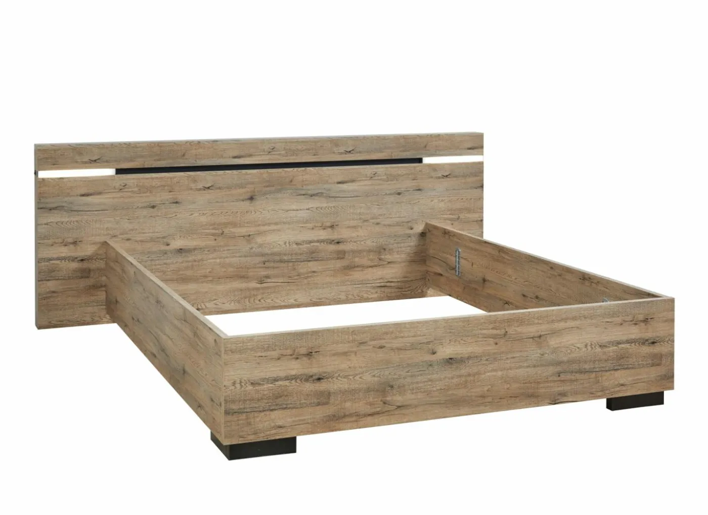 Bed 180x200cm - decor - scarlet eik