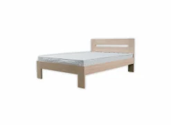 Bed 160x200cm - decor - sonoma met matras en bodem
