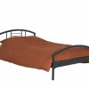 Bed You 140x200cm - metaal - zwart