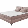 Bedbox Atlantis 180x200cm - stof - flamingo met opbergruimte