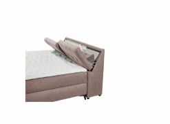 Bedbox Atlantis 180x200cm - stof - flamingo met opbergruimte